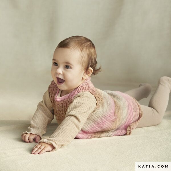 Jurk van Merino Baby Aquarelle - Afbeelding 2