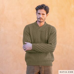 Herentrui met gekruiste kraag van Craft Lover