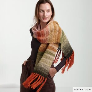 Sjaal van Illusion Merino
