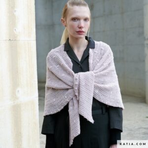 Sjaal met nopjes van Silky Lace