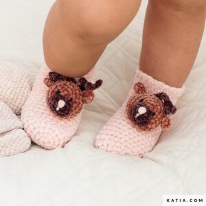 Rendier-sokken voor baby's van Sockirumi